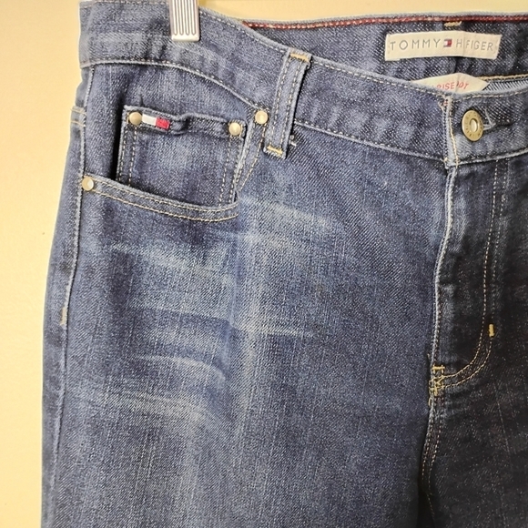 Vintage Tommy Hilfiger Bootcut Jeans Womens Size 14 Classic Low Rise y2k - Picture 4 of 9